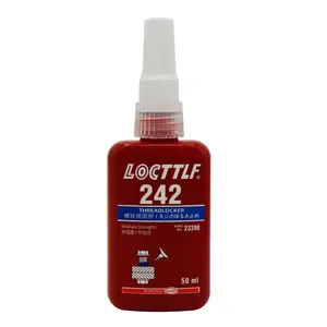 242 medium strength removable 1.69 fl oz/50 ml Nut and bolt locking seal fastener with oxygen-free cured metal glue