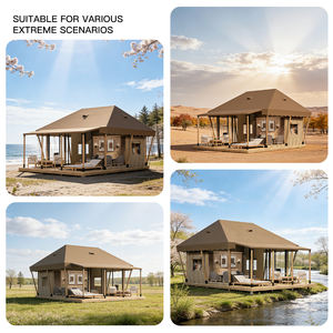 Luxe glamping tenten, voorgebouwde huizen, houten palen resorts, strandtenten en safaritenten van canvas voor buitenverblijven. - Product Image 5
