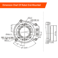 Robot de soudage industriel 6 axes de haute qualité, avec une portée de bras de 1441 mm et une capacité de charge de 6 kg.
