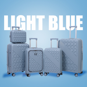 Chất Lượng Cao Du Lịch Lớn Hành Lý Đặt Phong Cách Kinh Doanh Spinner Carry-On Vali Tsa Trọng Lượng Nhẹ Không Thấm Nước PC ABS Hiện Đại Dây Kéo - Product Image 4