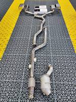 Tuyau d'échappement en acier inoxydable avec catalyseur et silencieux à valves pour BENZ W205 C300