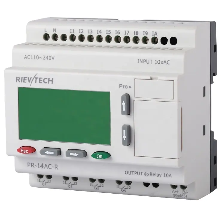 PLC PR-14AC-R ใหม่ plc cpu controller เซ็นเซอร์เชิงเส้นสําหรับ plc immobilizer 30mr ดิจิตอลอินพุตและเอาต์พุตโมดูล