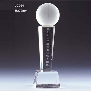 del mundo de trofeo de la Copa en blanco, cristal blanco, trofeo de cristal por el Honor de los <span class=keywords><strong>premios</strong></span> JC190 - Product Image 3