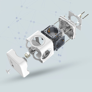Multiprise avec ports <span class=keywords><strong>USB</strong></span>, prise EU, adaptateur mural 250V, multiprise avec ports <span class=keywords><strong>USB</strong></span> - Product Image 3