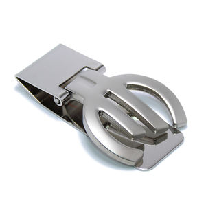 Regalos de Recuerdo de la Unión Europea, Símbolo del Euro, Monedero de Acero Inoxidable, Tarjetero para Billetes de Dólar Europeo, Clip para Dinero Elegante - Product Image 1