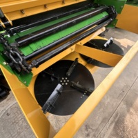 Épandeur d'engrais à double disque tracté par tracteur agricole Huifu, pompe hydraulique, 80 CV, largeur d'épandage arrière de 6 à 16 m