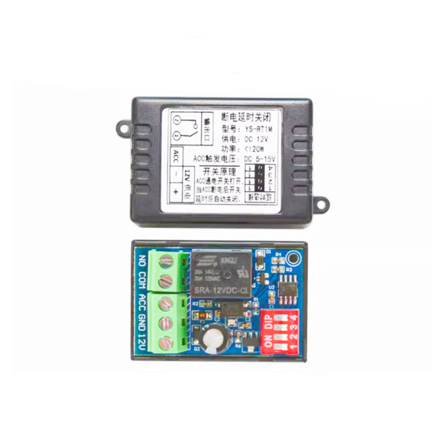 Module Car Power-off Delay Switch After Power-off Delay Turn off ACC and Trigger 12V/5V Relay Module YS-RT1M