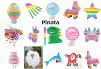 Personnalisé Cosplay Pirate Fête D'anniversaire Gâteau Pinata Cinco De Mayo Boule Étoile Citrouille Pinata Oeuf De Pâques Poulet Pinata pour Enfants