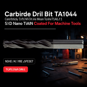 Foret en carbure TA1044 5xD Nano TiAlN revêtu pour machines-outils - Product Image 3