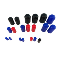Embout en caoutchouc de silicone 12.7MM 25MM 30MM rouge bleu pour bouchons d'obturation et finisseurs de tuyau