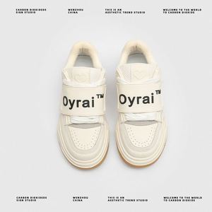 <b>Board</b> Shoe Men's Shoes Velcro Loafers Men's and Women's <b>Matching</b> High-heel Shoes Casual White Sneakers - Product Image 3