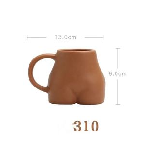 Ins popo heykel tasarım vücut popo fincan kupalar 310ml yaratıcı kahve fincan heykel eğlenceli eşek fincan seramik kadın Butty kulplu bardak - Product Image 2