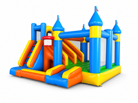 Toboggan gonflable JIALE JL-3081 - Matériel PVC - Thème animaux et dinosaures géants - Capacité 100-500 kg - Pour les centres de jeux pour enfants