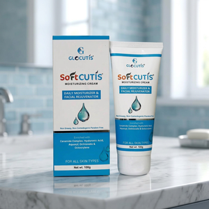 Cuidado Facial Diario Glocutis SoftCutis Crema Hidratante 100g Ceramida Ácido Hialurónico No Grasosa No Comedogénica - Product Image 1