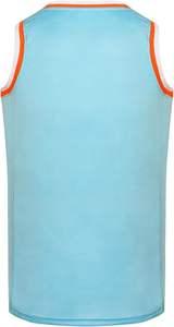 Maillot de basket-ball personnalisé pour hommes Vintage Tackle Twill gilet en maille à séchage rapide respirant grande taille vêtements de basket-ball - Product Image 2