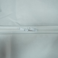 Sac mortuaire jetable pour adulte 80x220cm PP+PE à double fermeture éclair pour usage hospitalier d'urgence
