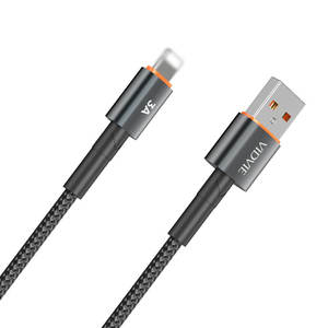สายชาร์จเร็ว VIDVIE <span class=keywords><strong>รุ่น</strong></span>ปรับแต่งพิเศษ 3A สำหรับ iPhone 13/14 11 Pro สายถักไนลอนแบบ Type-C สำหรับ Apple ใช้กับหูฟังได้ - Product Image 3