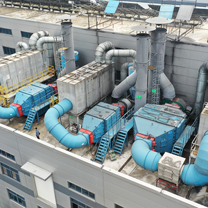 Système de purification POLYGEE par précipitation électrostatique pour fumées d'huile et de fumée, idéal pour la production de films en PVC expansé, le revêtement et la fabrication de tapis tuftés - Product Image 1