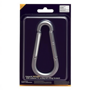Commercial Carabiner Din 5299 Galvanized <b>For</b> Anchoring And Lifting Accessories - Product Image 2