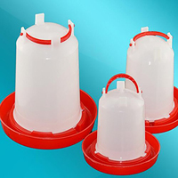 Abreuvoir et mangeoire en plastique pour volaille 2,5 l