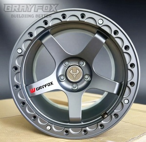 Grayfox ล้อล็อกแบบเว้าลึกออกแบบได้เองขอบ17X 5X114.3ล้อออฟโรดขนาด17-22นิ้วสำหรับ <span class=keywords><strong>Te37</strong></span> 370Z BMW Q50 <span class=keywords><strong>PCD</strong></span> 5X112 - Product Image 4
