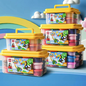 Deli <b>Magic</b> Clay Children's Modelling Clay Set 12 24 36 Colors Educational Art Craft Toy For Kids With Storage <b>Box</b> - Product Image 1