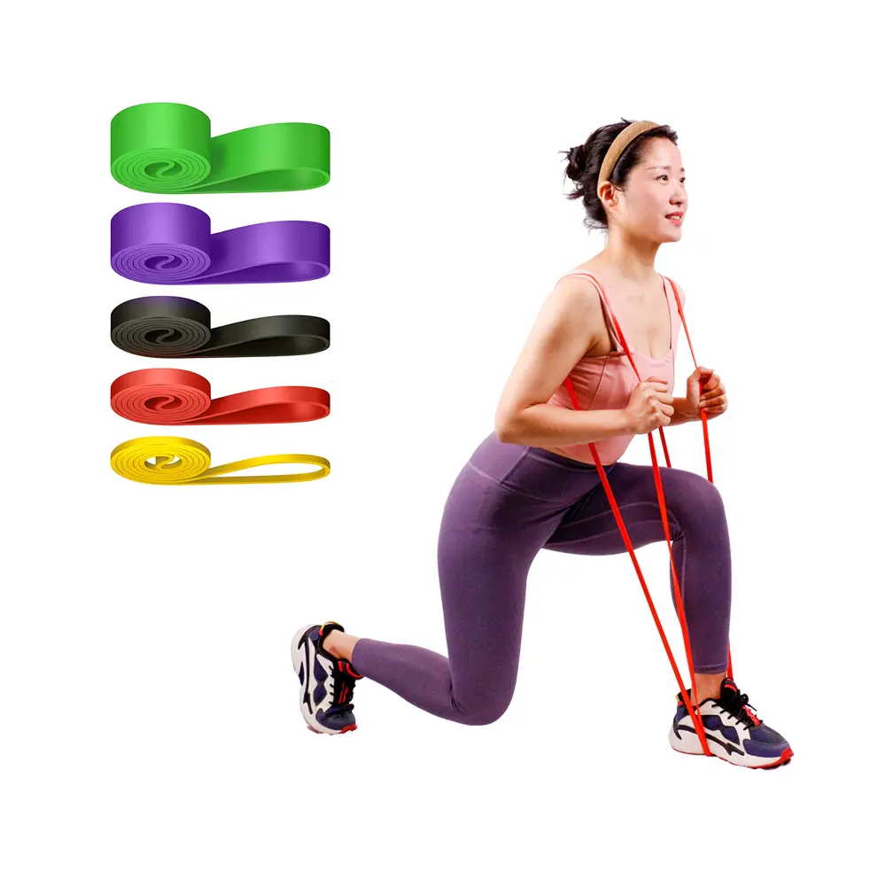 Fitness Elastic Rope Resistance Bands High Quality Latex Resistance Band Set With Bag Handles For Exercise Workout Fitness