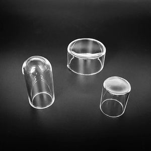 Juego de Vasos de Cuarzo de Sílice Fundida de Alta Pureza, Material de Vidrio de Cuarzo Transparente para Análisis Químico e Investigación de Laboratorio - Product Image 3