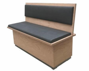 Silla de Comedor de Diseño Moderno con Paneles de Madera Tapizados de Lujo, Personalizable, para Restaurante, Cafetería, Hotel y Espacios Comerciales - Product Image 3