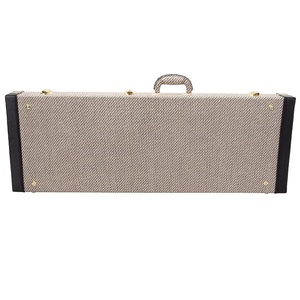 E-guitar – étui rigide en <span class=keywords><strong>Tweed</strong></span> Beige pour instruments de musique, étui pour <span class=keywords><strong>guitare</strong></span> basse - Product Image 3
