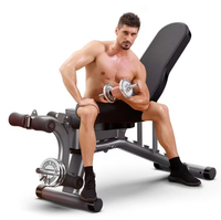 Banc de musculation réglable, banc de musculation inclinable et déclinable, banc de musculation multifonctionnel pour la salle de sport à domicile