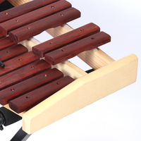 Grosir berdiri bebas 37 catatan kayu alat musik Xylophone dengan tinggi berdiri disesuaikan