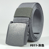 Ceinture tactique d'extérieur en nylon pour hommes Boucle de sport en toile PP non métallique Stock pour étudiants Pièces et accessoires de sac spécial