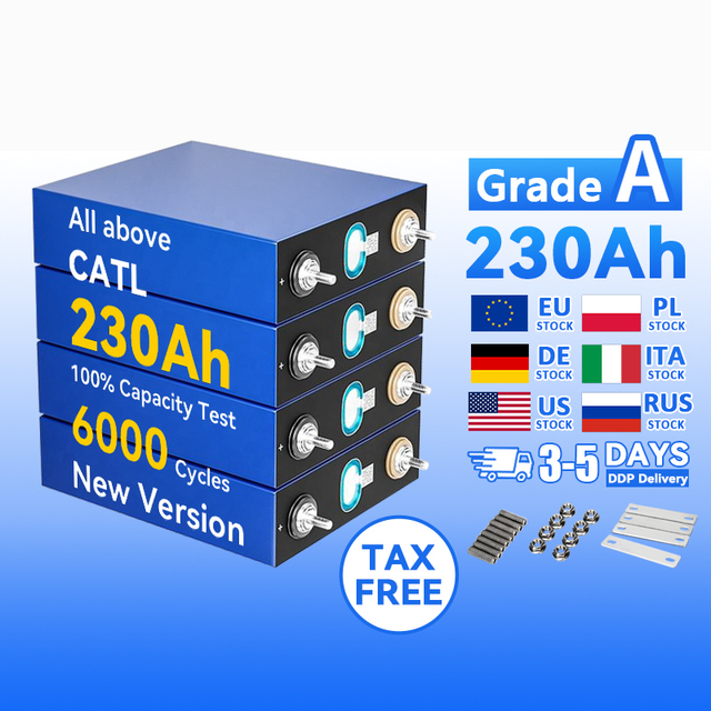CATL 3.2V 230Ah Prismatic Lithium Ion Battery Household Backup Power Lifepo4 340ah 330ah 320ah 314ah 280Ah 230Ah 202Ah Variants