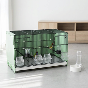 Cage d'élevage d'oiseaux en fer empilable vente chaude Cage pour perroquet multicouche personnalisable directe d'usine grand - Product Image 1