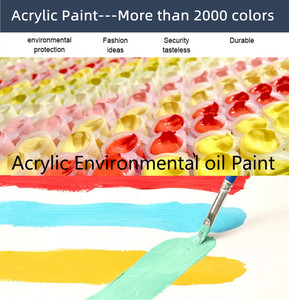 Kit Artistico Pittura con Numeri per Adulti OEM ODM, <span class=keywords><strong>Mitologia</strong></span> <span class=keywords><strong>Greca</strong></span> Dea Nyx, Cielo Stellato su Tela - Product Image 4