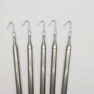 Rallonge télescopique en acier inoxydable 1ft-20ft avec crochet personnalisé pour <span class=keywords><strong>antenne</strong></span> fouet disque Golf Retriever - Product Image 1