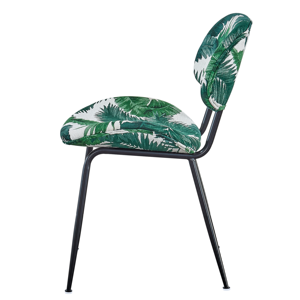 Tavolo da pranzo moderno <span class=keywords><strong>set</strong></span> di mobili per sala da pranzo e 6 <span class=keywords><strong>sedie</strong></span> o <span class=keywords><strong>4</strong></span> <span class=keywords><strong>sedie</strong></span> in tessuto con struttura in metallo - Product Image 2