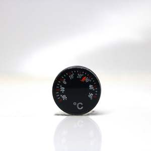 Mini thermomètre à cadran 20 mm en plastique Celsius Fahrenheit pour usage extérieur et camping sans électricité - Product Image 2