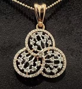 Colgante de Cruz de diamante natural personalizado para mujer, colgantes y dijes de diamantes reales hechos a mano - Product Image 6