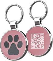 Etiquetas de identificación para mascotas NFC con código QR de Metal personalizado de la mejor calidad al por mayor, etiquetas antipérdida para perros y gatos