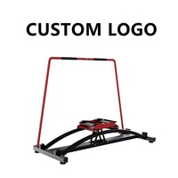 Machine de musculation, appareil de Ski résistant à l'air avec poignée, LOGO personnalisé, pour la gymnastique à domicile