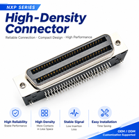 Connecteur D-Sub 50 broches haute densité à montage sur circuit imprimé avec boîtier métallique pour applications industrielles (OEM/ODM)