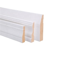 Plinthe décorative moderne en bois massif et MDF, écologique et durable, pour la protection murale