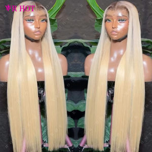 ซัพพลายเออร์ที่เชื่อถือได้ ผลิตภัณฑ์ความงามระดับหรูหรา สีน้ำตาลออมเบร สีบลอนด์น้ำผึ้ง วิกผมแท้สีบลอนด์ออมเบรแบบกำหนดเองสำหรับผู้หญิง - Product Image 4