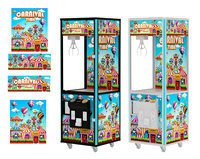 Machine à griffes de boutique Mini machine à griffes de petit ménage unique avec accepteur de billets à vendre machine de jeu à griffes