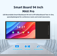 Pizarra Interactiva Inteligente EIBOARD de 65 Pulgadas, 4K LED, Pantalla Táctil de 20 Puntos, Sistema Operativo Dual, para Oficinas Pequeñas y Salas de Reuniones, OEM