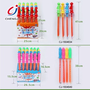 Varita de burbujas en forma de rosa de 38 CM, juguetes al aire libre burbujas coloridas para niños - Product Image 5