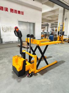 <span class=keywords><strong>Transpalette</strong></span> électrique 1000kg 1500kg avec fonction de levage élevé Chariot élévateur à fourche <span class=keywords><strong>transpalette</strong></span> haute - Product Image 6