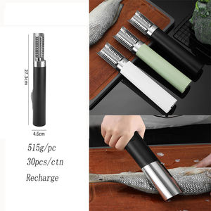 Электрический маленький нож для рыбы из нержавеющей стали инструменты для рыбной чешуи бытовые кухонные небольшие кухонные инструменты для масштабирования рыбы - Product Image 4